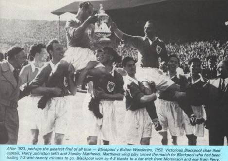 blackpool vs bolton in the 1953 fa cup final